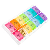 Push Button Weekly Pill Organiser 2 Tier