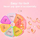 Easy to Open 7 Day Premium Quality Tablet Box