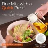 2-in-1 Oil Sprayer & Dispenser Bottle – 470ml (Pack of 2)