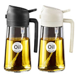 2-in-1 Oil Sprayer & Dispenser Bottle – 470ml (Pack of 2)