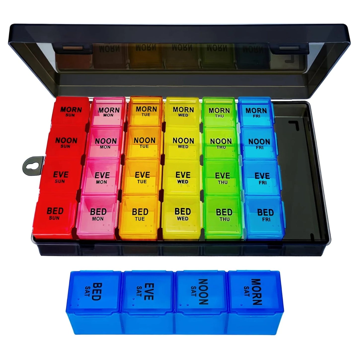 Extra Large Medication Organizer, 7 Day 4 Times a Day