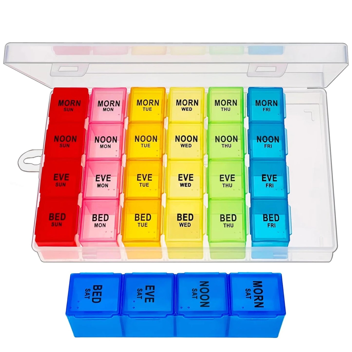 Extra Large Medication Organizer, 7 Day 4 Times a Day