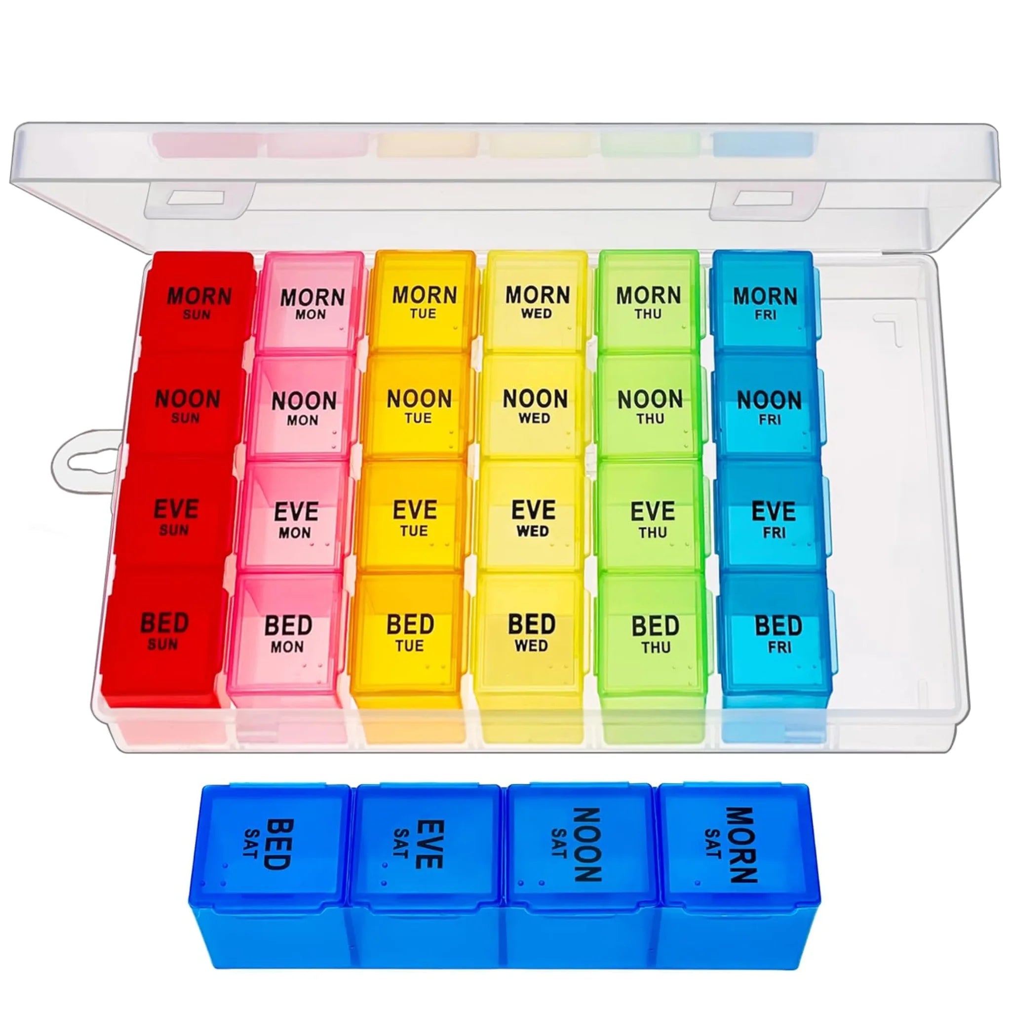 Extra Large Medication Organizer, 7 Day 4 Times a Day