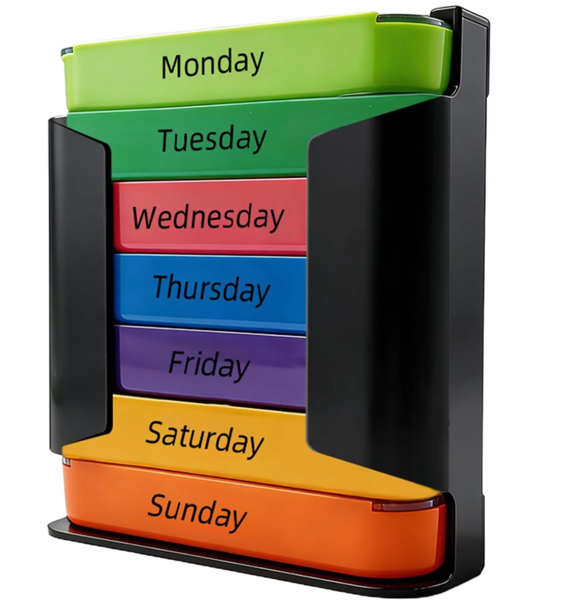 Portable weekly Stackable Pill Organiser
