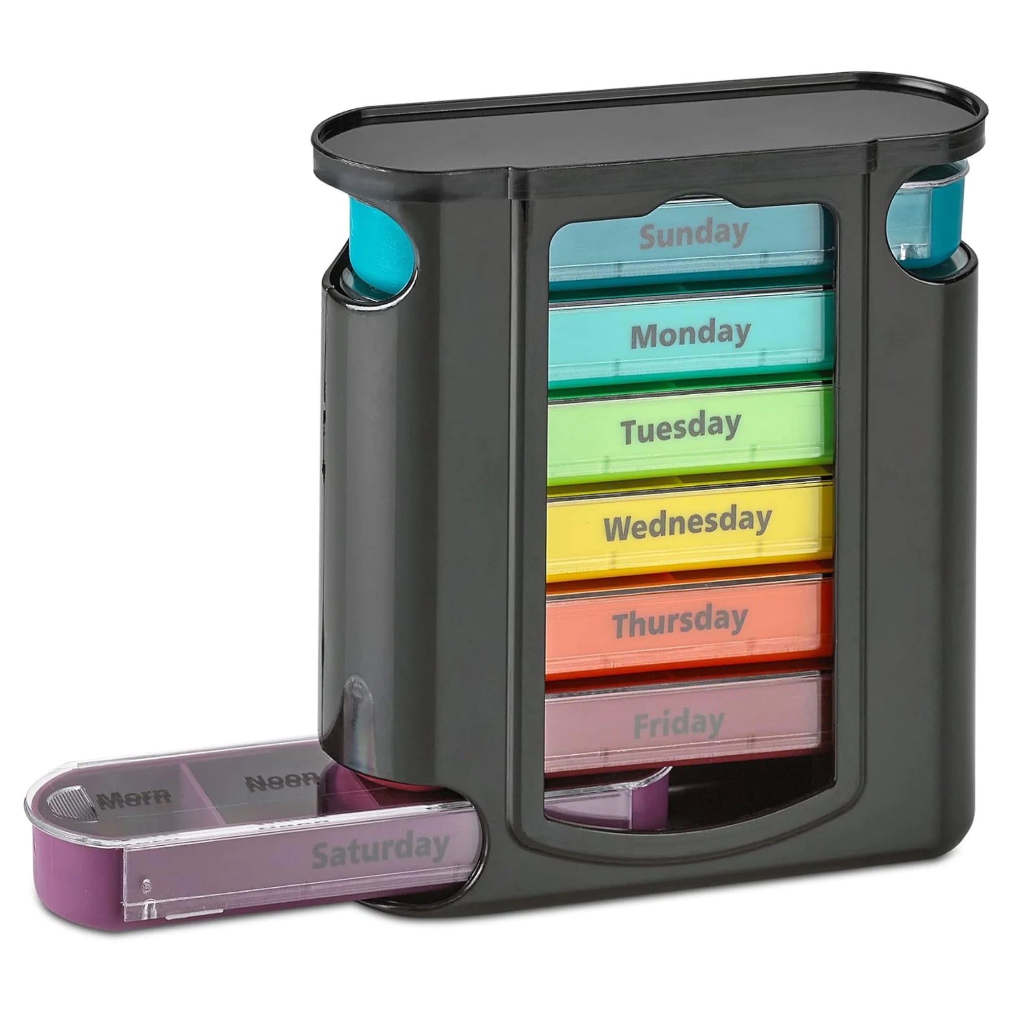 Portable weekly Stackable Pill Organiser