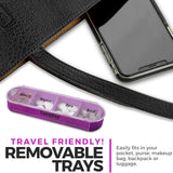 Portable weekly Stackable Pill Organiser