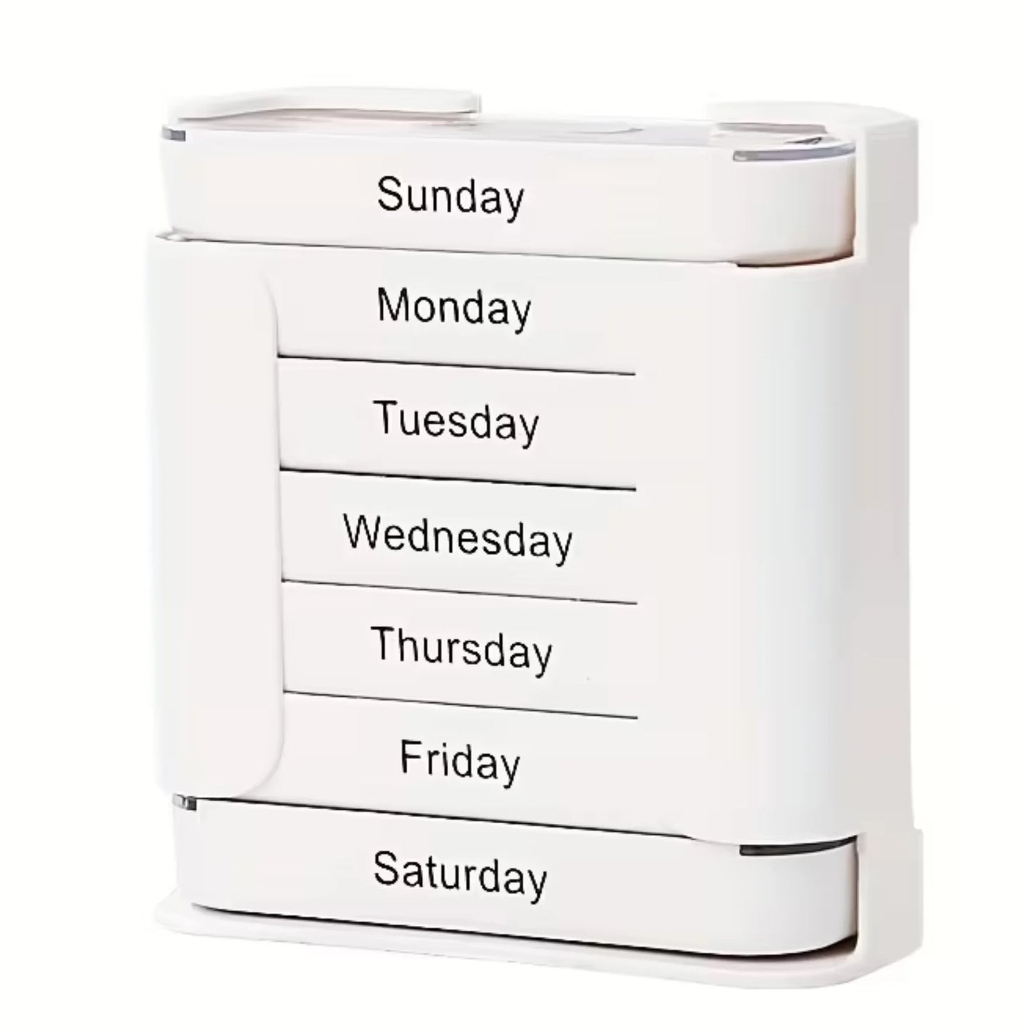 Portable weekly Stackable Pill Organiser