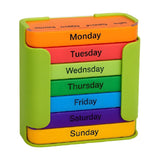 Portable weekly Stackable Pill Organiser